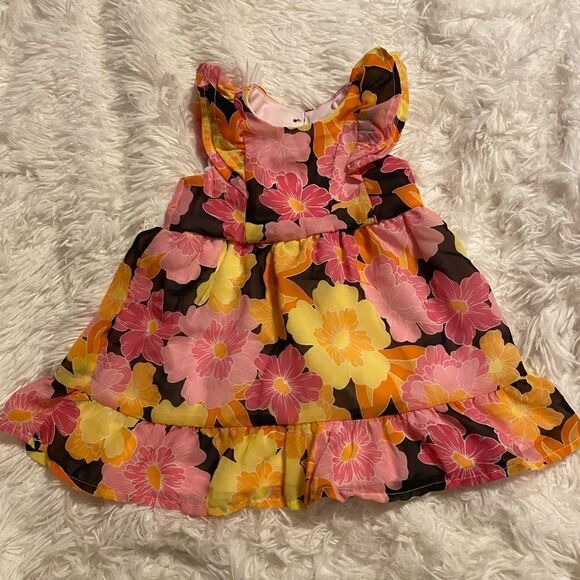 The Children’s Place 9-12M Floral Dress - Picture 1 of 4
